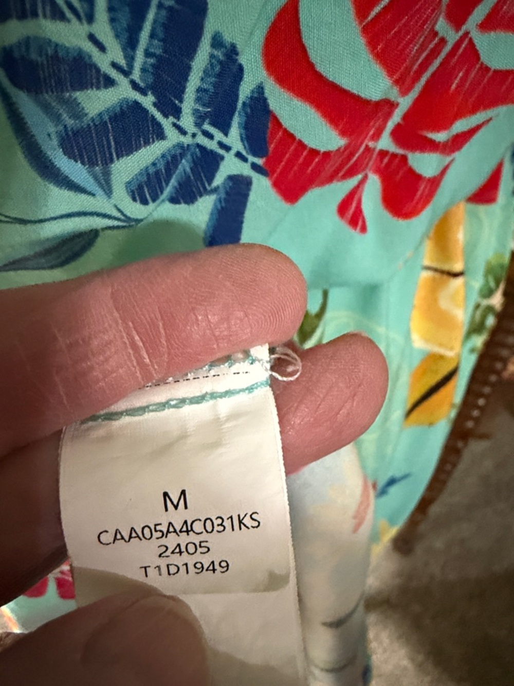 Cupshe Tropical Doleman Sleeve Casual Mini Dress/Beach Coverup/Summer Dress Med - Picture 5 of 8